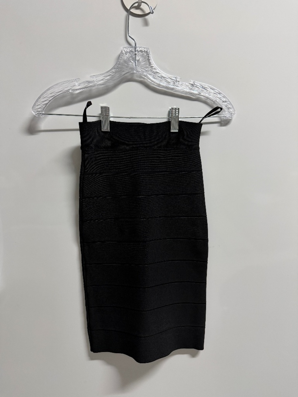 BCBG Bodycon Bandage Black Skirt Y2K